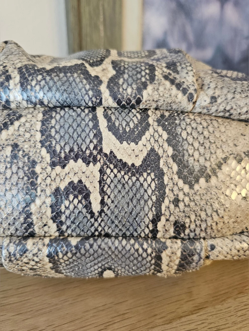 COACH Madison Python Sophia Satchel/Shoulder Bag - Picture 9 of 16